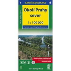 1:100T (8)-Okolí Prahy-sever (turistická mapa)