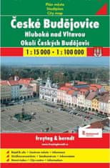 České Budějovice mapa 1:15 000