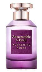 Abercrombie & Fitch Authentic Night Woman - EDP - TESTER 100 ml