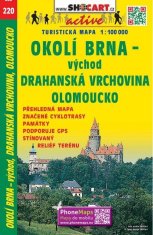 SC 220 Okolí Brna východ, Drahanská vrch. 1:100 000