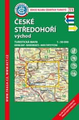 Klub českých turistů KČT 11 České středohoří - východ 1:50 000 / turistická mapa