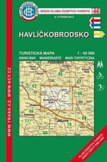 Klub českých turistů Havlíčkobrodsko /KČT 46 1:50T Turistická mapa