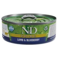 N&D Konzerva Cat Prime Lamb & Blueberry 70g