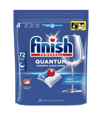 Finish Quantum All in 1 kapsle do myčky nádobí 72 ks