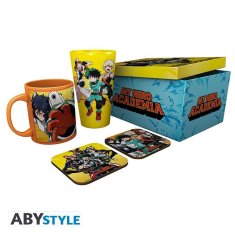 AbyStyle My Hero Academia set Hrnek 320 ml + sklenice 400 ml + 2x podtácek