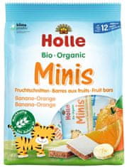 Holle bio minis banánové s pomerančem 100 g