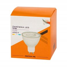 Vergionic Energeticky úsporná žárovka LED GU10 10W 4000K bílá