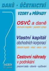 DÚVaP 5-6/2024 OSVČ z pohledu daně z příjmů, Vlastní kapitál obchodních korporací, Cestovní náhrady v podnikání