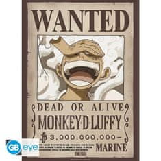 GB eye One Piece Plakát - Wanted Luffy 52x38 cm