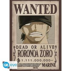 GB eye One Piece Plakát - Wanted Zoro 52x38 cm