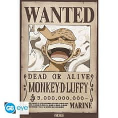 GB eye One Piece Plakát Maxi - Wanted Luffy 91,5 x 61 cm