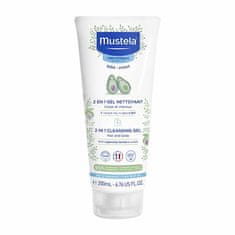 Mustela Dětský sprchový gel na tělo a vlasy (2 in 1 Cleansing Gel) 200 ml