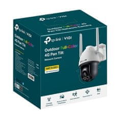 TP-LINK "4MP 4G LTE Full-Color Wi-Fi Pan/Tilt Network CameraSPEC: 4G Cat4 150/50 Mbps, LTE-FDD/LTE-TDD/HSPA+/UMTS, H.26