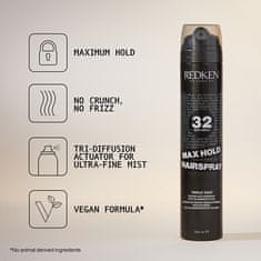 Extra silně fixační lak na vlasy Max Hold (Hairspray) 300 ml