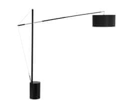 Nova Luce Nova Luce Nadčasová stojací lampa Traccia s extra dlouhým ramenem - 1 x 40 W, černá NV 41455401