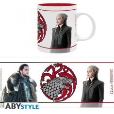 AbyStyle Game of Thrones Hrnek: Jon & Daenerys 320 ml