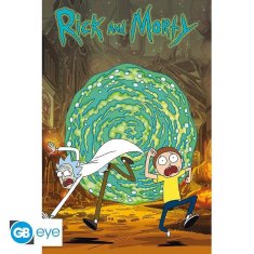 AbyStyle Rick and Morty Plakát Maxi: Portal 91,5 x 61 cm