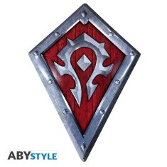 AbyStyle World of Warcraft Plechová cedule: Horde Shield 38 x 28 cm