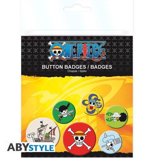 AbyStyle One Piece Sada odznaků Skulls