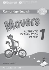 Cambridge English Movers 1 for Revised Exam from 2018 Answer Booklet