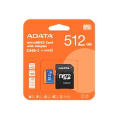 Adata Adata/micro SDXC/512GB/UHS-I U1 / Class 10/+ Adaptér