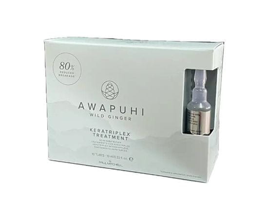 Keratinová kúra pro poškozené vlasy Awapuhi Wild Ginger (Keratriplex Treatment) 10 x 10 ml