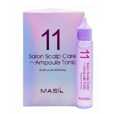 Zklidňující tonikum na vlasovou pokožku 11 (Salon Scalp Care Ampoule Tonic) 4 x 30 ml