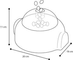 Flamingo Interaktivní hračka dávkovač pamlsků pro psy i kočky 20x18x11,5cm