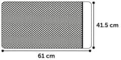 Flamingo Matz Podložka před kočičí toaletu Šedá/černá 61x41cm