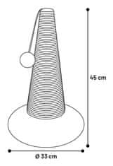 Flamingo Eddie Škrabadlo pro kočky Hnědá 45cm