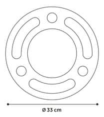 Flamingo Crabi Hračka se škrabadlem pro kočky kruh 33x5,5x33cm
