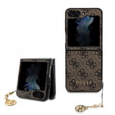 Guess Zadní kryt 4G Charm pro Samsung Galaxy Z Flip 5 Brown