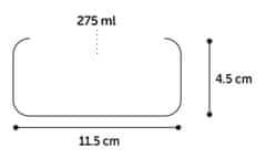 Flamingo Keramická dekorativní miska pro hlodavce 11,5cm 250ml