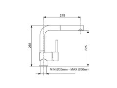 Sinks AVMI3PCL MIX 3 P Chrom dřezová baterie lesklá