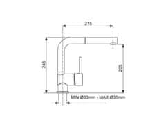 Sinks AVMI3PGR72 MIX 3 P Šedá - Titanium dřezová baterie