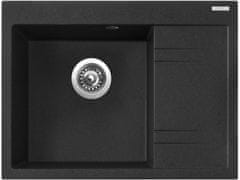 Sinks RIM 650 L Granblack levý