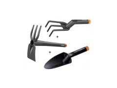 NOHEL GARDEN Set FISKARS lopatka 1000694+motyčka1001601+kultivátor1001600