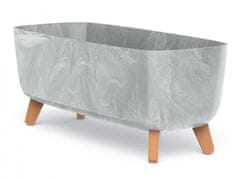 NOHEL GARDEN Truhlík GRACIA CASE BETON samozavlažovací plast 58x24x24cm