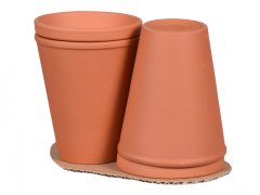 NOHEL GARDEN Set květníků ROSA AQUASAFE zavlažovací d14x16cm 2ks