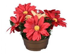 NOHEL GARDEN Květina GERBERA PODZIM aranžmá v misce 25cm