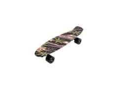 Meteor Flip Multi plastový skateboard černá varianta 40578