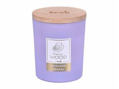 NOHEL GARDEN Svíčka ve skle MAGIC WOOD LAVENDER DREAM vonná 300g