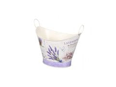 NOHEL GARDEN Set obalů na květník LAVENDER DE PROVENCE plech 21,25,31cm