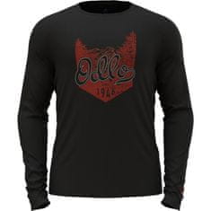 ODLO Tričko černé XL Crew Neck Ls Merino