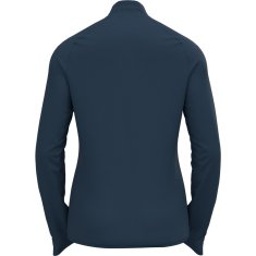 ODLO Tričko tmavomodré S Mid Layer 1,2 Zip Berra Light