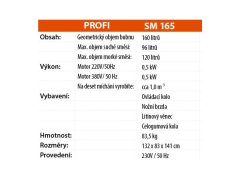 Lescha Míchačka LESCHA SM 165S 160l 230V WS BR