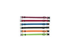 Trixie Balení nylon.rozeznávacích obojků pro štěňata S-M 17-25cm/10mm, čn,čv,md,zel,or,fi