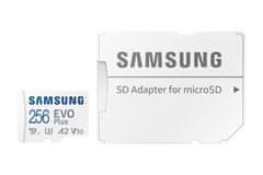 Samsung micro SDXC 256GB EVO Plus + SD adaptér