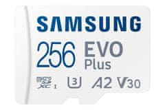 Samsung micro SDXC 256GB EVO Plus + SD adaptér