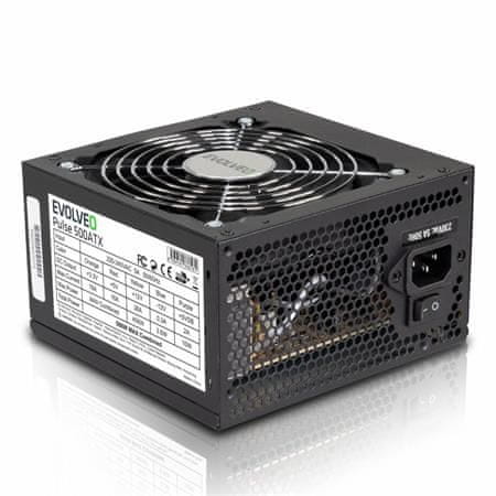 Evolveo zdroj 500W ATX, tichý, bulk